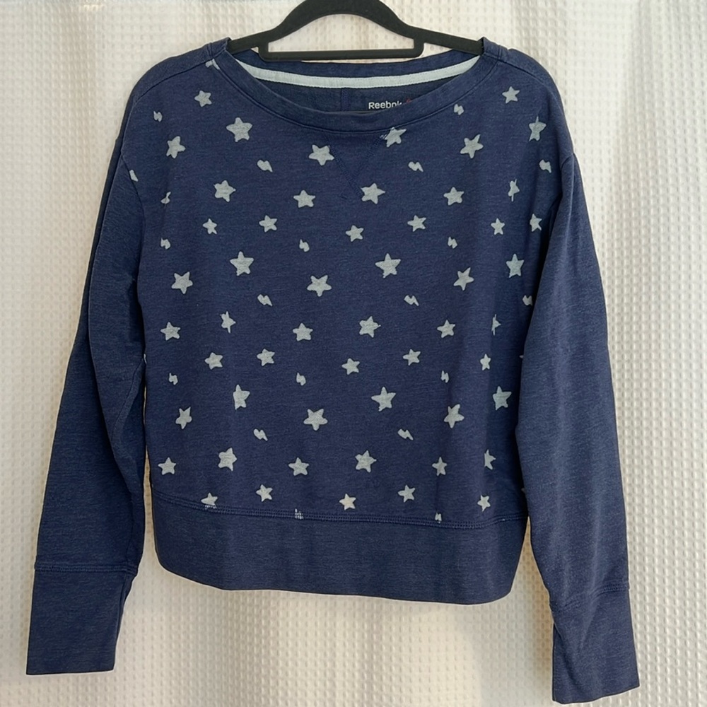 Reebok cropped sweatshirt